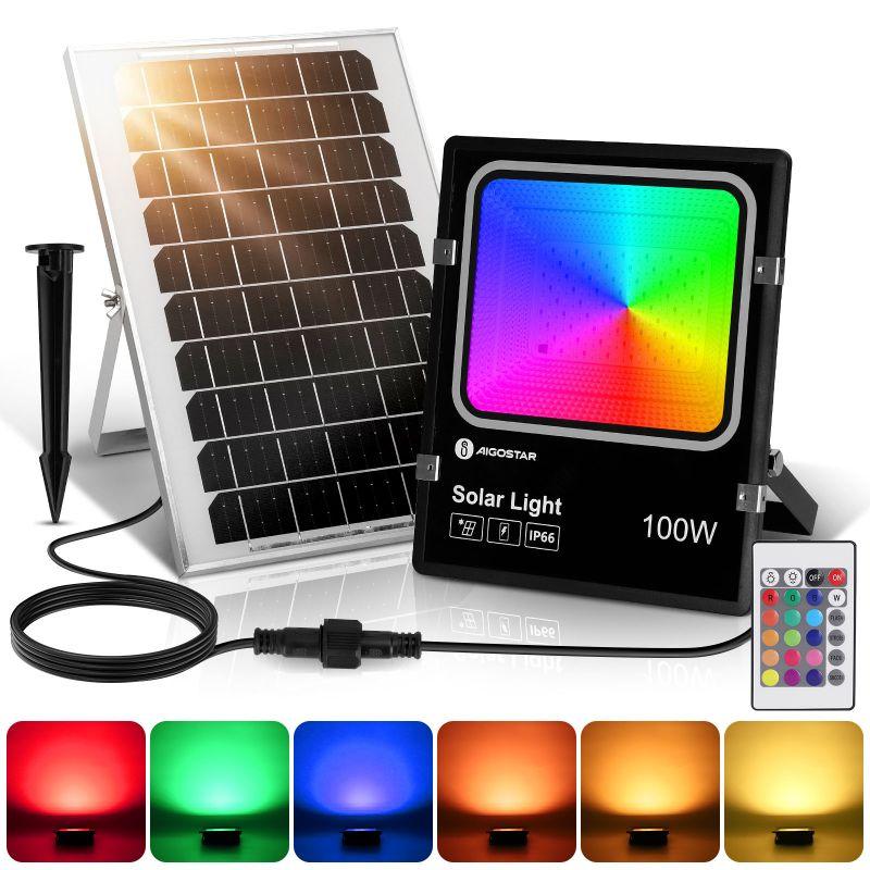 KTL-101A2 100W RGB Rhythm Solar Flood Light Kenya